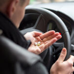 man driving with drugs
